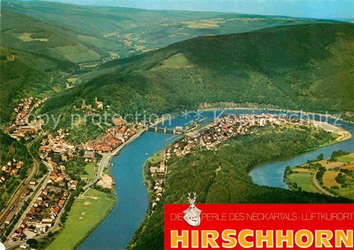 Hirschhorn Neckar Fliegeraufnahme
