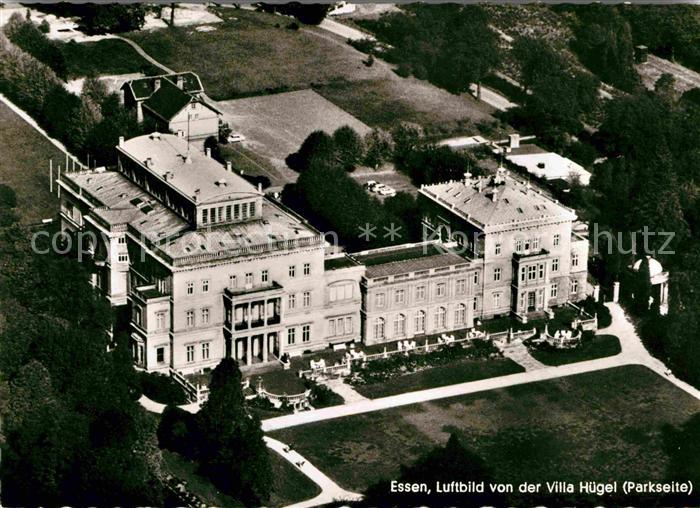 Essen Ruhr Fliegeraufnahme Villa Huegel