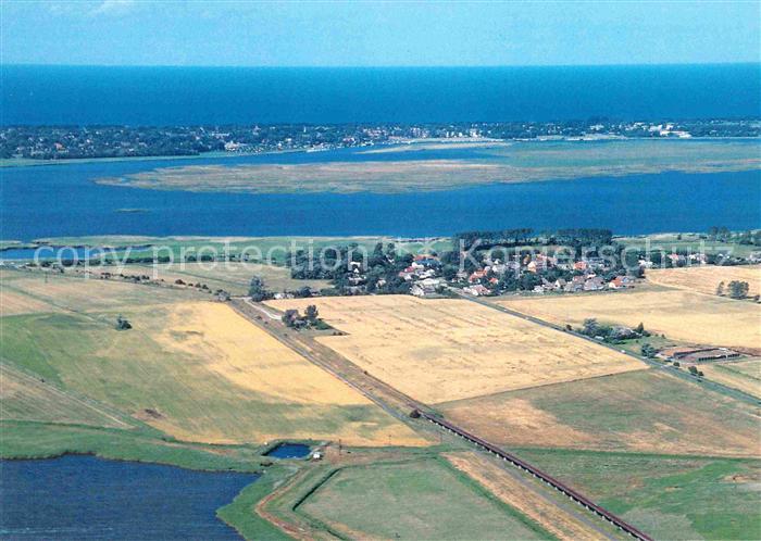 Darss Region Ostsee Fliegeraufnahme