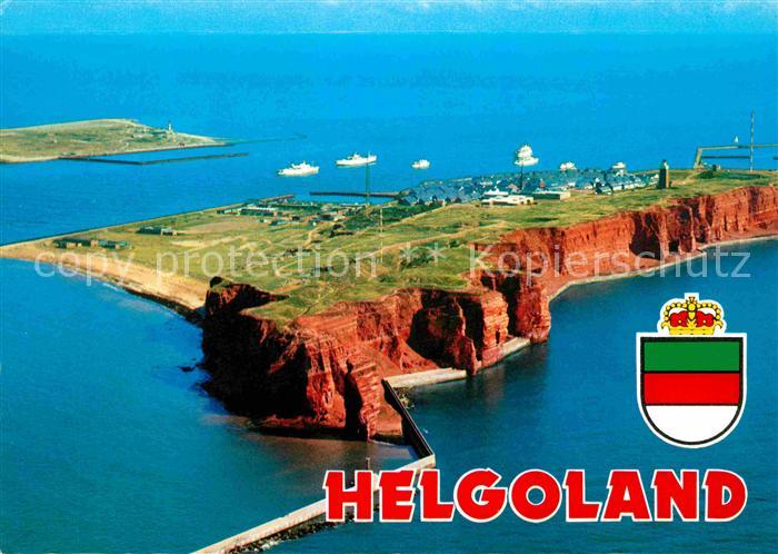 HELGOLAND Insel Schleswig-Holstein Fliegeraufnahme