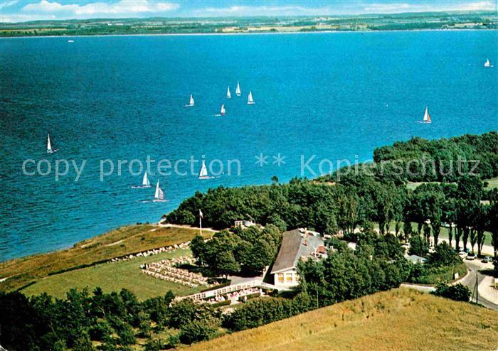Travemuende Ostseebad Fliegeraufnahme Restaurant Hermannshoehe