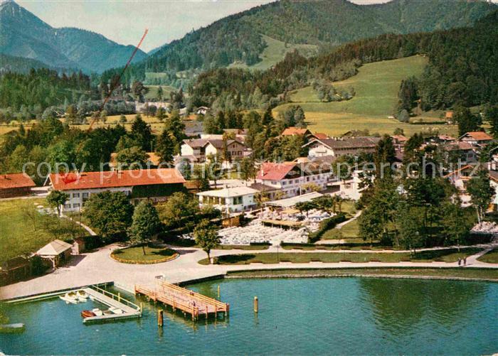 Bad Wiessee Fliegeraufnahme Koenigslinde am See