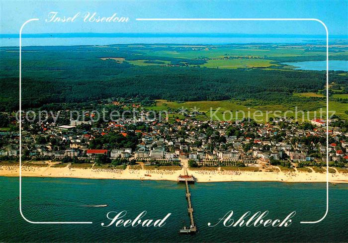 Ahlbeck Ostseebad Fliegeraufnahme