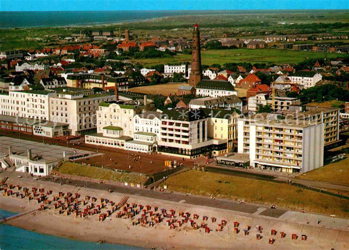 BORKUM Nordseebad Niedersachsen Fliegeraufnahme