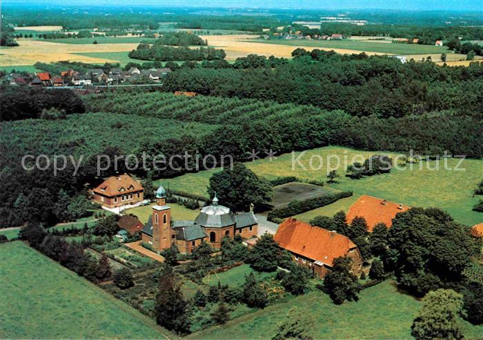 Muenster Westfalen Fliegeraufnahme Pfarrkirche Maria Himmelfahrt