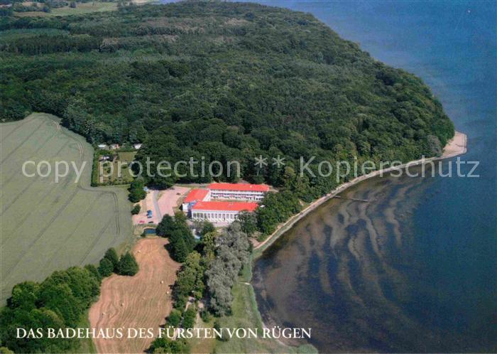 Lauterbach Ruegen Fliegeraufnahme Hotel Badehaus Goor