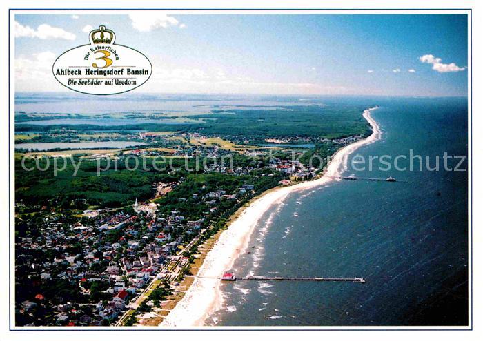 Ahlbeck Ostseebad Fliegeraufnahme