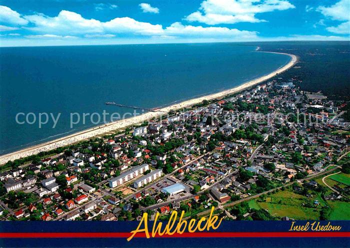 Ahlbeck Ostseebad Fliegeraufnahme