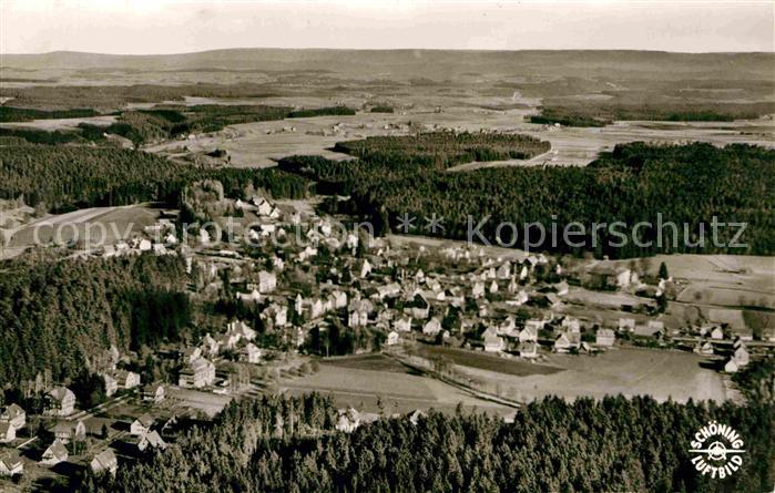 Koenigsfeld Schwarzwald Fliegeraufnahme