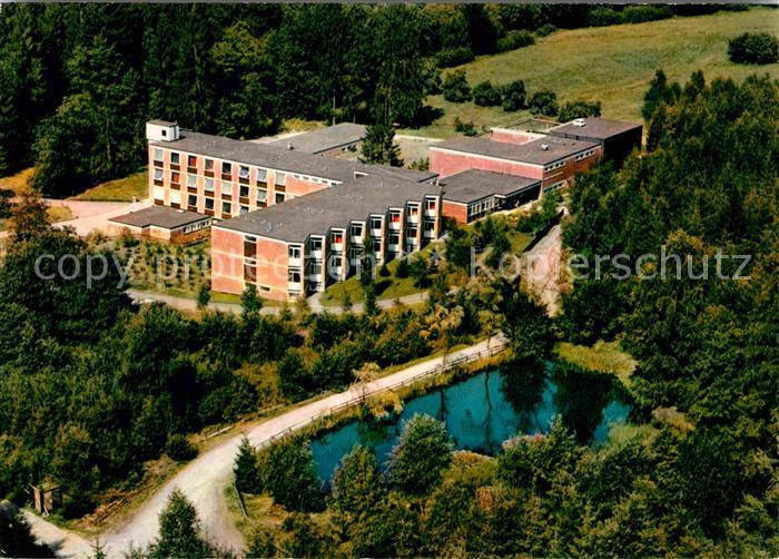 Osterode Harz Fliegeraufnahme Blindenkur- und Erholungsheim