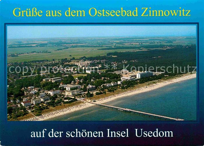 Zinnowitz Ostseebad Fliegeraufnahme