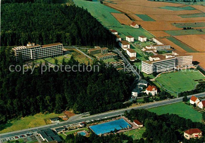 Bad Driburg Fliegeraufnahme mit Freibad