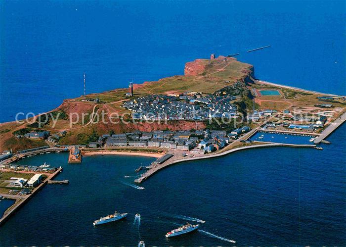 HELGOLAND Insel Schleswig-Holstein Fliegeraufnahme