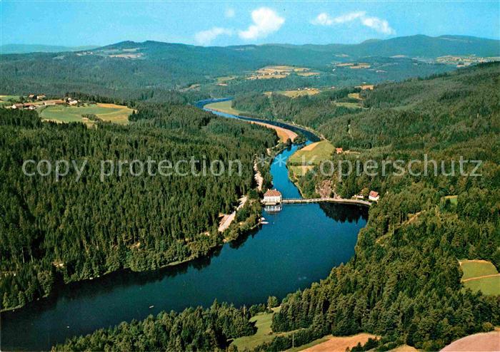 Hoellensteinsee Fliegeraufnahme mit Kraftwerk