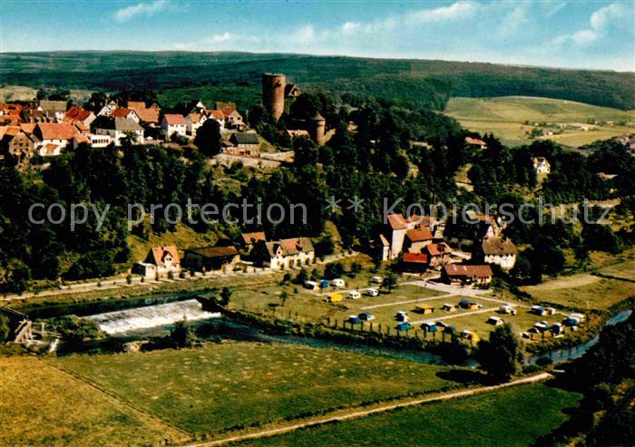 Trendelburg Fliegeraufnahme im Diemeltal