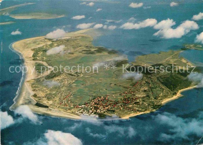 BORKUM Nordseebad Niedersachsen Fliegeraufnahme