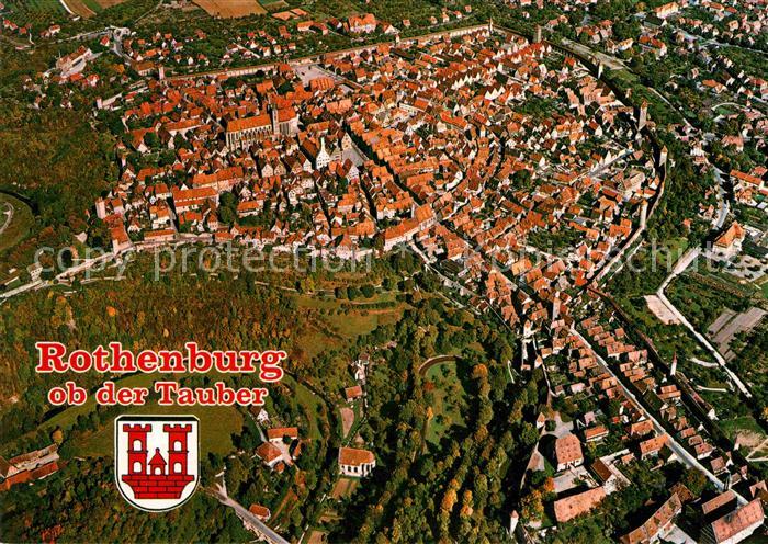 Rothenburg Tauber Fliegeraufnahme