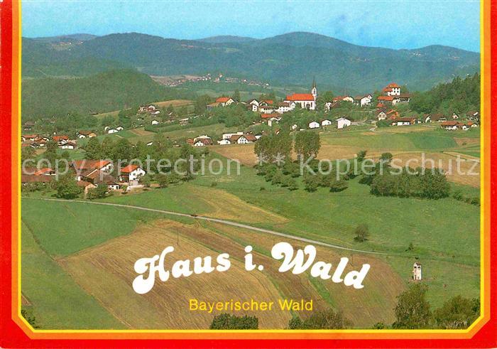 Haus Wald Fliegeraufnahme