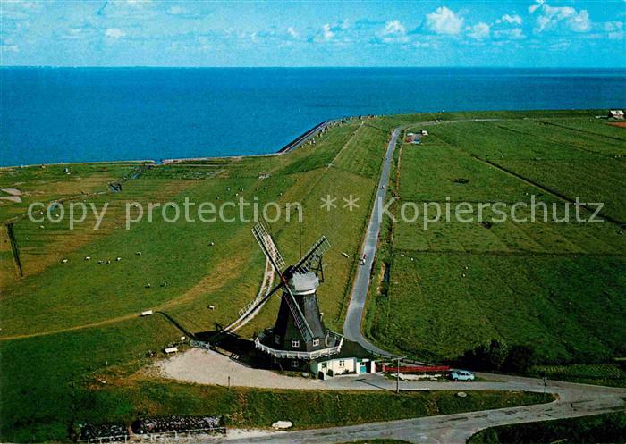 Pellworm Fliegeraufnahme Nordermuehle