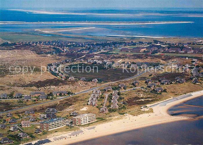 List Sylt Fliegeraufnahme Oststrand