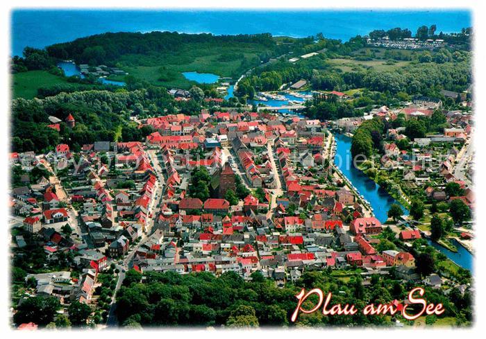 Plau See Fliegeraufnahme