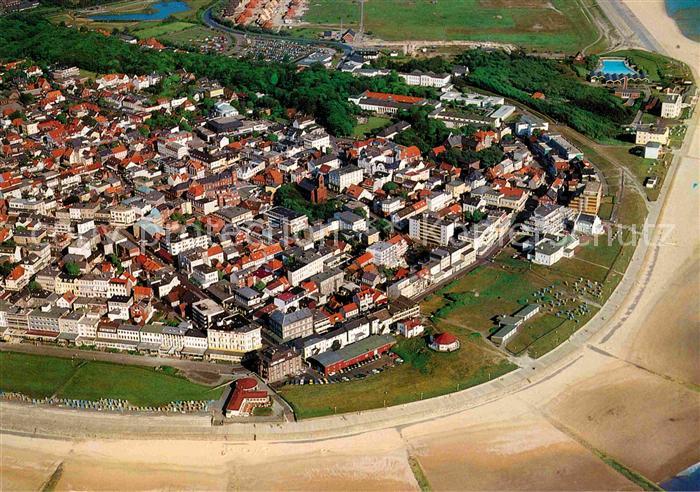Norderney Nordseebad Fliegeraufnahme mit Strand