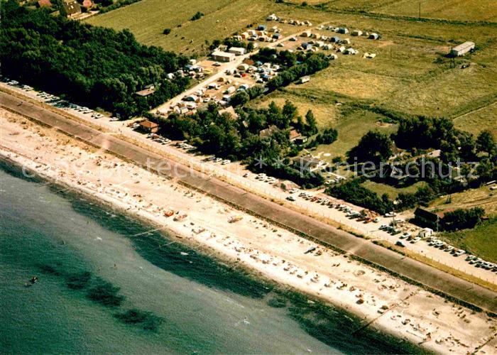 Schoenberger Strand Fliegeraufnahme Camping und Strand