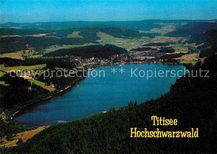Titisee-Neustadt Fliegeraufnahme Seepartie