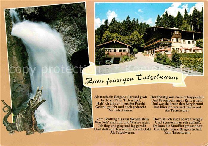 Oberaudorf Zum feurigen Tatzelwurm Alpengasthof