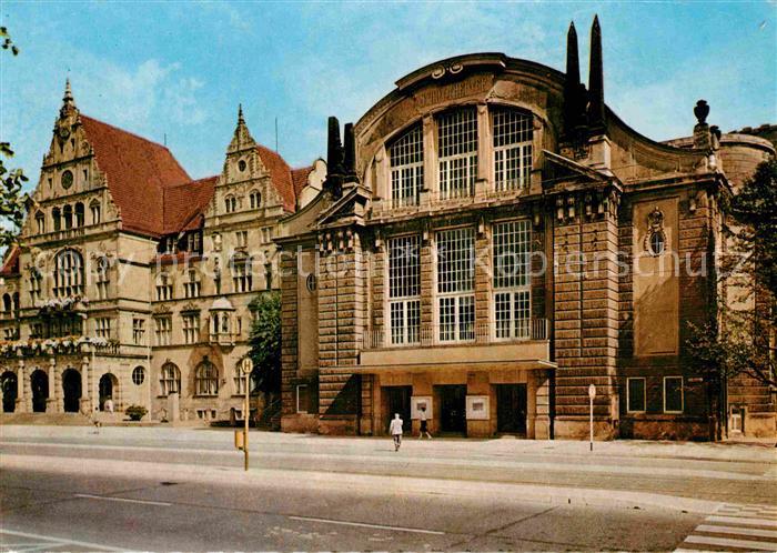 BIELEFELD  CITY Theater und Rathaus