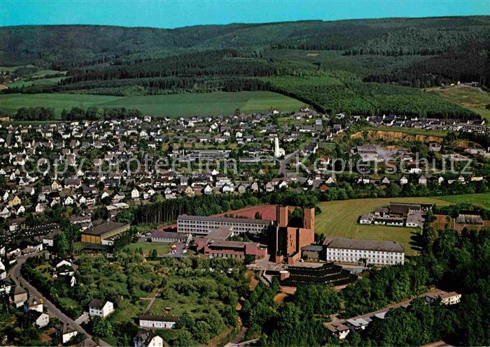 Meschede Fliegeraufnahme Benediktinerabtei Koenigsmuenster