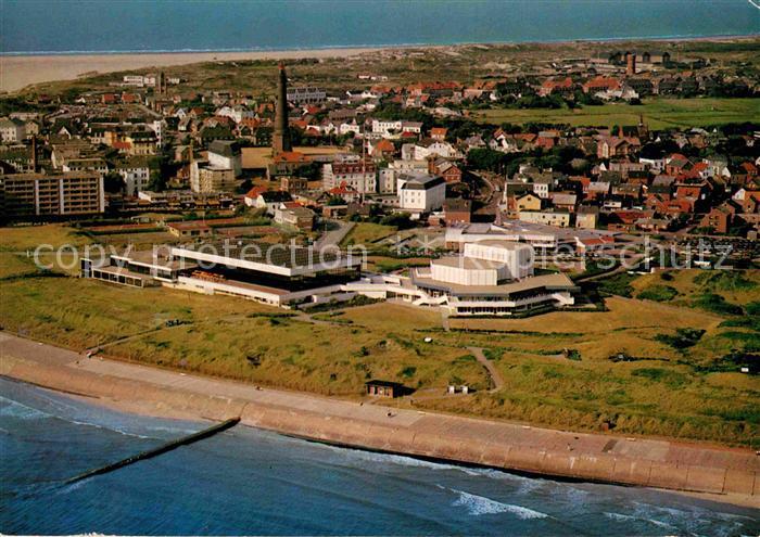 BORKUM Nordseebad Niedersachsen Kurzentrum Fliegeraufnahme