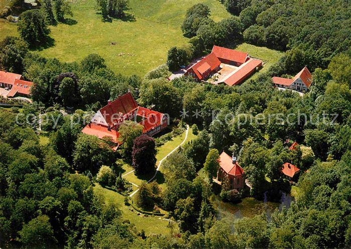 Dinklage Fliegeraufnahme Burg Dinklage Abtei