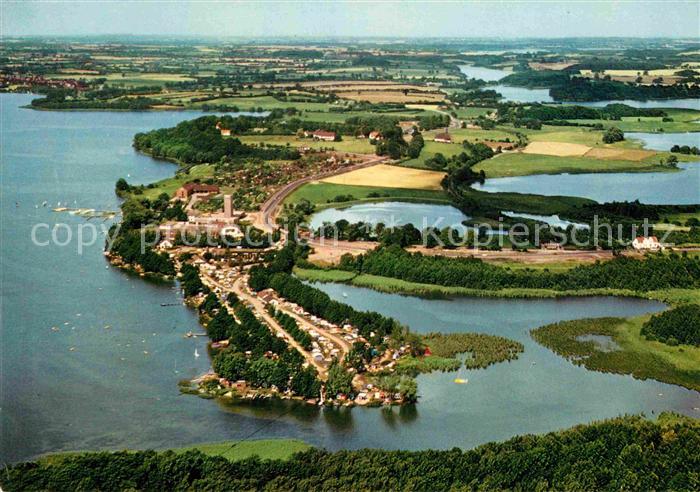 Ploen See Fliegeraufnahme Camping Spitzenort