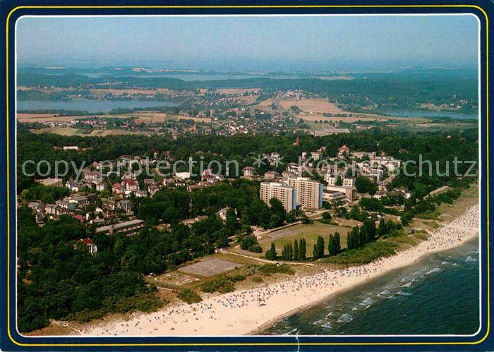 Heringsdorf Ostseebad Usedom Fliegeraufnahme mit Strand