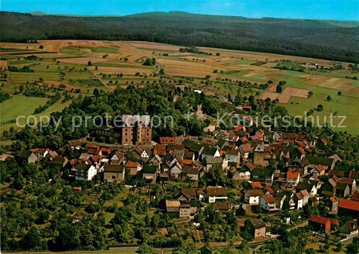 Staufenberg Hessen Fliegeraufnahme mit Burg