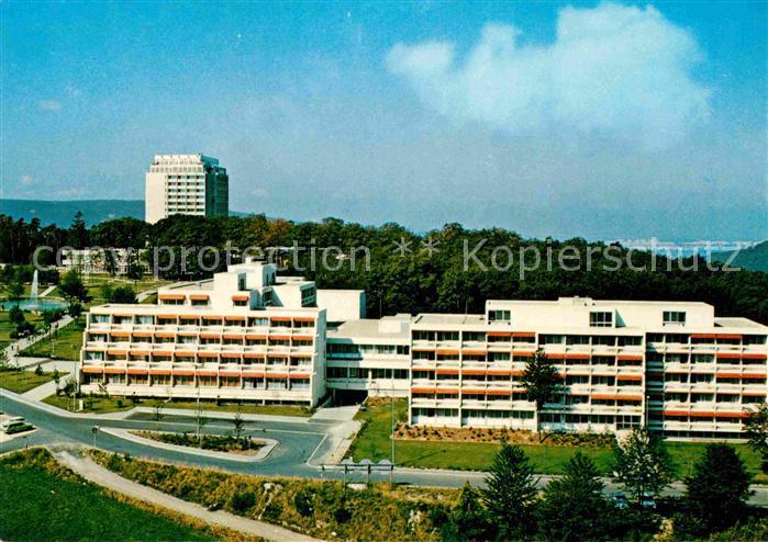 Lahnstein Fliegeraufnahme Klinik Lahnhoehe am Kurpark