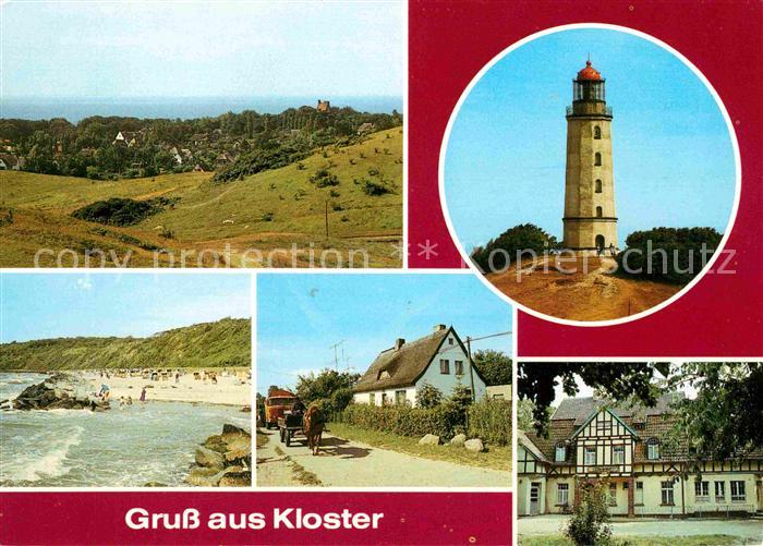 Kloster Hiddensee Leuchtturm Strand Griebenhaus