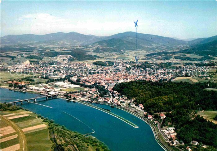 Deggendorf Donau Fliegeraufnahme