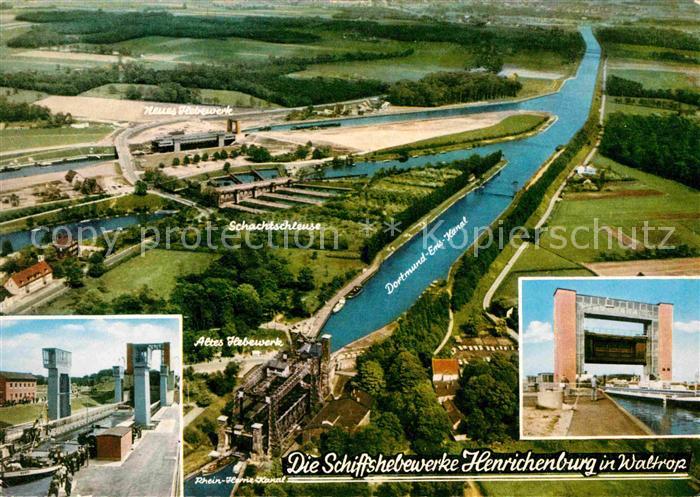 Waltrop Recklinghausen NRW Schiffshebewerke Henrichenburg