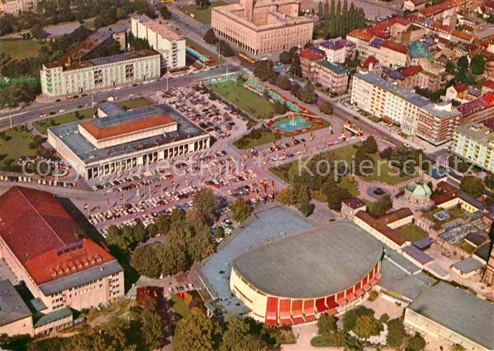 Karlsruhe Baden Festhallenplatz Fliegeraufnahme