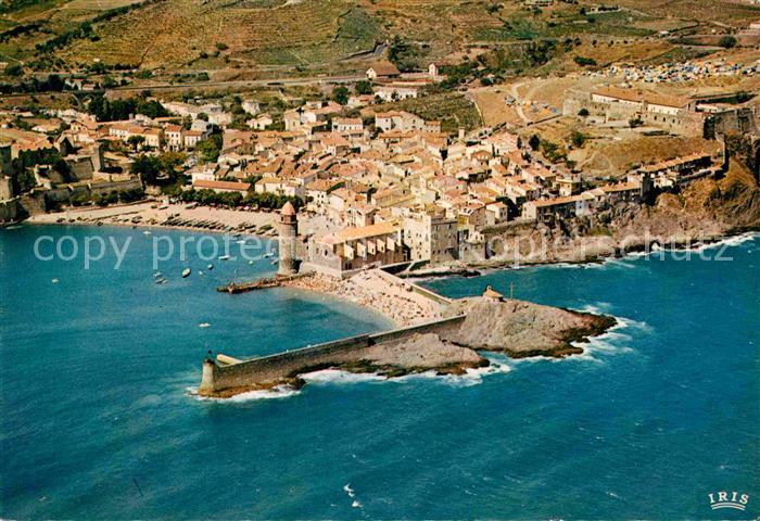 Collioure Fliegeraufnahme
