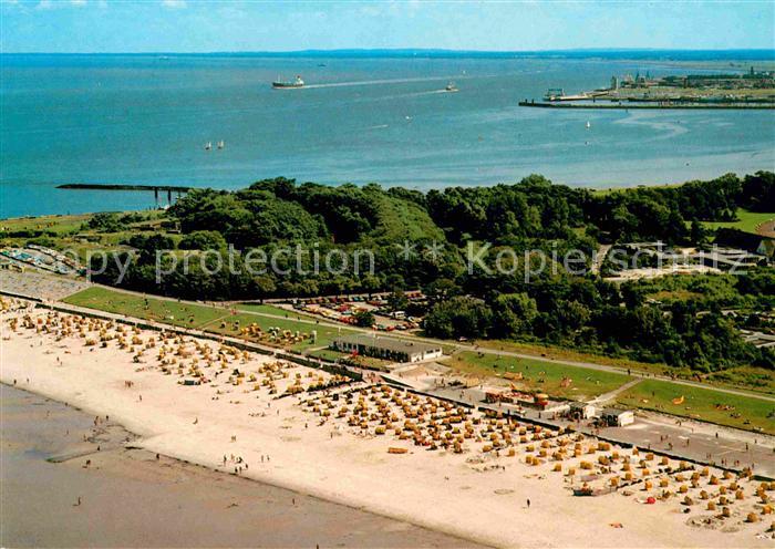 Cuxhaven Doese Nordseebad Fliegeraufnahme