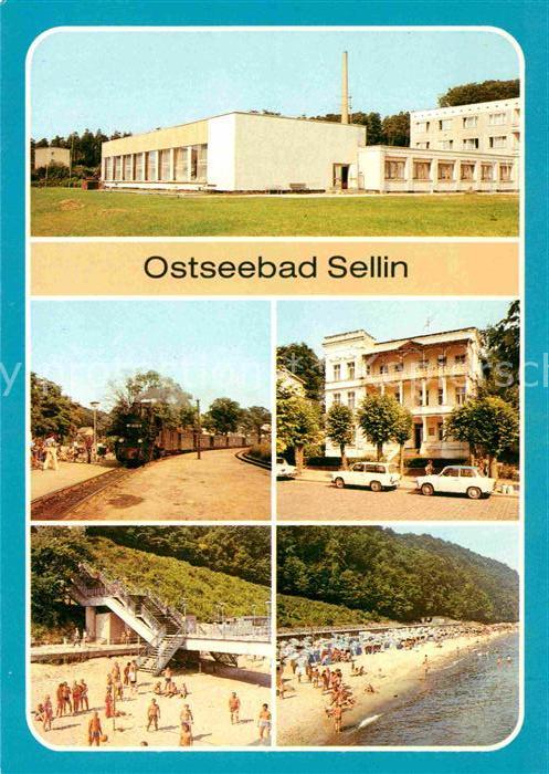 Sellin Ruegen Erholungshaus Klubhaus Kleinbahn Strand