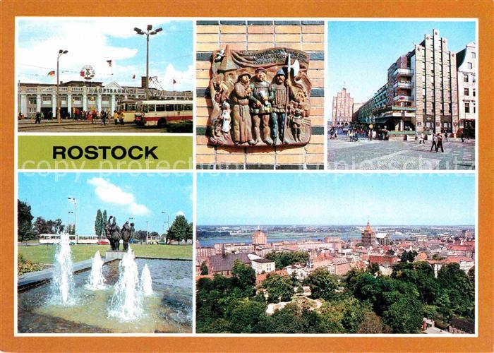 ROSTOCK  CITY Hauptbahnhof Kroepeliner Strasse