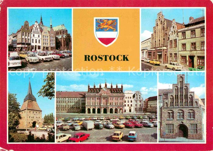 ROSTOCK  CITY Ernst Thaelmann- Platz Steintor Kerkhofhaus