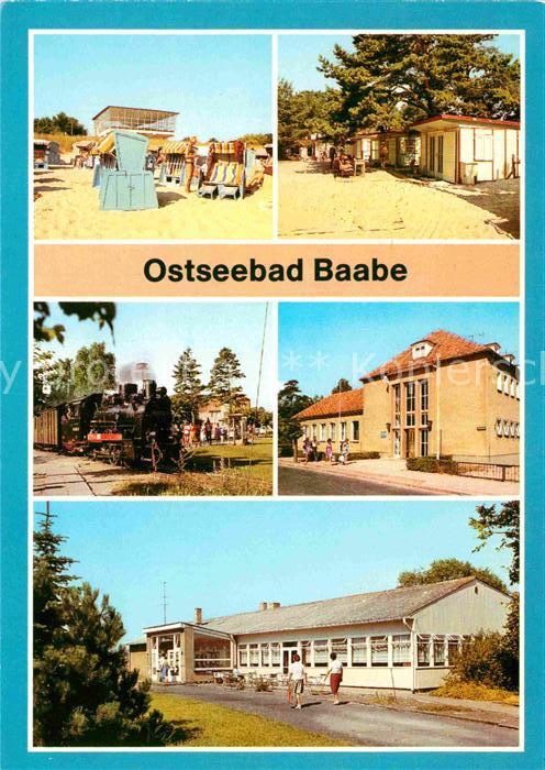 Baabe Ostseebad Ruegen Strand Zeltplatz Kleinbahn Erholungsheim Ernst Kamieth Ga