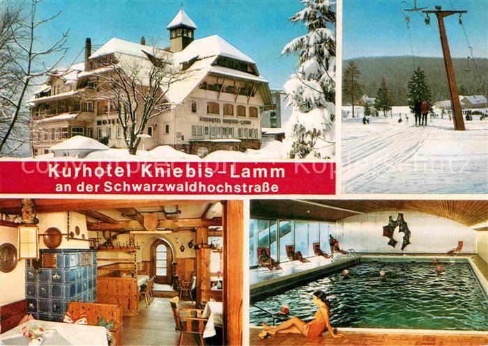 Lamm Kniebis Kurhotel Sessellift Hallenbad Gaststube