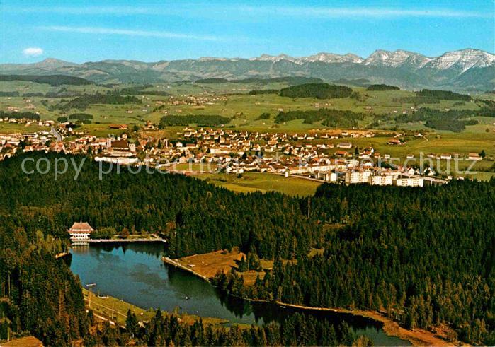 Lindenberg Allgaeu Fliegeraufnahme Waldsee Hotel
