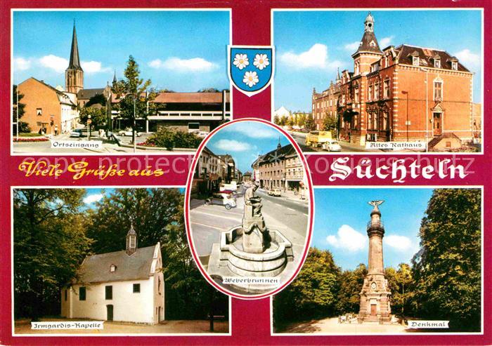 Suechteln Rathaus Irmgardis-Kapelle Denkmal Weberbrunnen